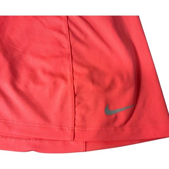 Nike Dri- Fit  Golf/ Tennis Mini Skirt With Built In Shorts Coral Medium Active - Picture 3 of 10